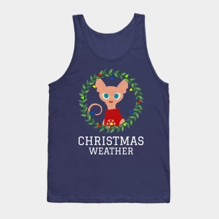 Christmas Cat Tank Top